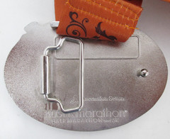 2019 Austin Half Marathon Belt Buckle w Lanyard Ribbon Running Texas Finisher