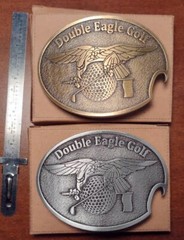 Navy Seals / Golf belt buckle with built in bottle opener