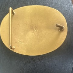Men&rsquo;s Vintage Gold-Tone Encoal D.O.E. belt buckle from 1992