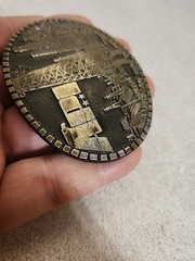 Vtg 1977 AMERICAN PIPE INSPECTION INC. Belt Buckle By MAGICAST USA