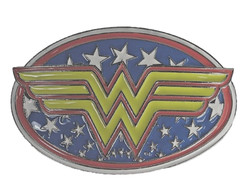 Wonder Woman Belt Buckle Original DC Comics LOGO Cosplay Halloween Costume Party