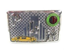 Deco PLN Newton Transportation Belt Buckle By HOOK FAST 52416