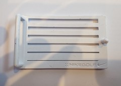Nike Golf White Grill Belt Buckle RARE VINTAGE