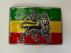 Rastafarian Lion Judah Flag Reggae Rasta African Jamaican Reggae Belt Buckle