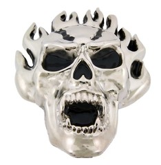 Large Men Skull Skeleton Belt Buckle Tattoo Goth Women Tribal Halloween Costume