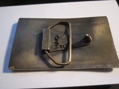 VINTAGE WINCHESTER REPEATING ARMS BELT BUCKLE VERY HEAVY – GW-14