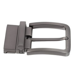 Metal Reversible Belt Buckle Strap Closure Buckles Alloy Clamp Business Casual