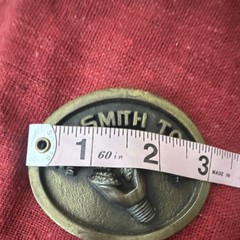Vintage Smith Tool Division of Smith Inter. Belt Buckle Oilfield Drill Bit