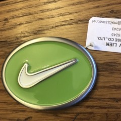 Nike Belt Buckle Swoosh Green