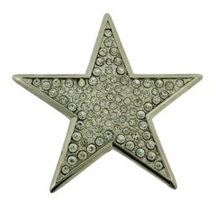 Lonestar Texana Cowgirl Rodeo Western Belt Buckle Girly Rhinestones Blinged Out