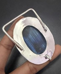 Labradorite Gemstone 925 Sterling Silver Handmade Belt Buckles Vintage Gift For