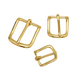 2x Brass Belt Buckle Hand DIY Leather Waistband Bag Hardware Accessories Retro