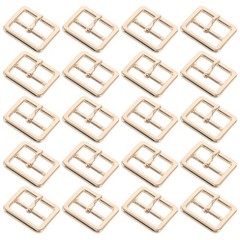 20 Pcs Metal Belt Buckle Prong Center Bar Accessories Buckles for Bags