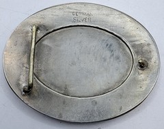 COMSTOCK GERMAN SILVER BELT BUCKLE (P10023945)