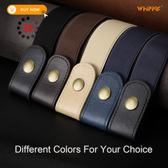 WHIPPY 2 Pack Buckle Free Comfortable Large Size: 32&Prime;-48&Prime;, A-black/Coffee