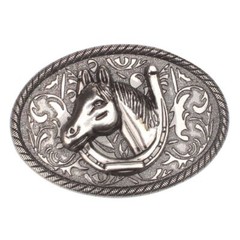 Horse Head Buckles – Super Large Alloy Smooth Buckle Belt Parts Self-Assembly