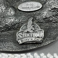 Siskiyou Buckle Co United States Navy Belt Buckle 1987 Pewter Ship Eagle