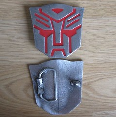 Transformers cartoon belt buckle (choice colors)