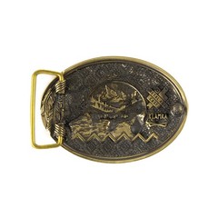 American Bison Buffalo Buckle, Western American cowboy style, Wild West, Cowboy