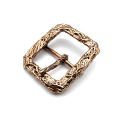 Bark pattern Copper Cast Buckle Durable Belt Buckle Leather Bag Fastener Buckle