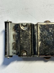 Military Style Longhorn Steer Slide Style Belt Buckle