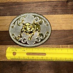 3D Longhorn Bull for Men- Western Rodeo Texas Cowboy Large Belt Buckles