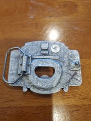 VINTAGE « TEXAS BEST » 2004 GREAT AMERICAN BELT BUCKLE CO. USA MADE BELT BUCKLE