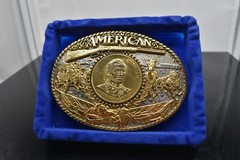 RAINY MOUNTAIN DESIGNS ADM JOHN WAYNE AN AMERICAN GOLD SILVER PLATED