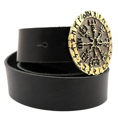 Vegvisir belt buckle, Viking compass solid brass buckle, Scandinavian buckle