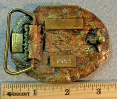 Vintage 1987 Siskiyou Belt Buckle TISCO TRACTOR SUPPLY COMPANY Limited Embossed