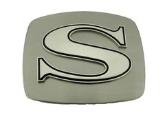 Initial Letter S Belt Buckle Alphabet s Monogram Western Cowboy Rodeo Style New
