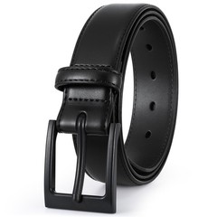 XZQTIVE TSA Belt For Men Metal Free Dress Belts Fit Pant 36-40in, Black