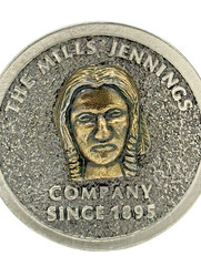 Mills Jennings Co. Since 1895 Limited Edition Metal Belt Buckle Collectible