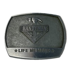 Handyman Club of America &lsquo;life member&rsquo; belt buckle 1996