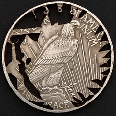 Unique Indian Warrior Skull Hobo Nickel Cut Out Coin Belt Buckle