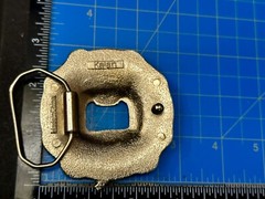 Kalan Brand Lucky Four Leaf Clover Belt Buckle and Bottle Opener Green Silver