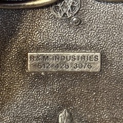 Metal Carpenter Belt Buckle (70’s or 80’s, R&M Industries) Tools Hammer Square