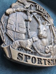 Vintage Hunting Belt Buckle Lot Texas Sportsman First Edition & Limited Edition