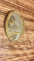 Vintage Metal 80th Anniversary Naval Petroleum Reserve No. 1 Buckle 1912-1992