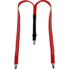 Red LED Light Up Adult Suspenders Party Accessories Adjustable