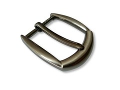 VA Lipskii Leather 1pc Belt Buckle 1.2 inch (30mm) inch, Dark Nickel 02