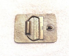 CLASSIC BELT BUCKLE SAFE WORKER AWARD PRODUCTION PEABODY COAL CO 1951-1984 BB12