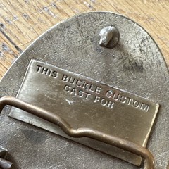 OBSOLETE 1989 Kanawha County West Virginia Sheriff Department Brass Belt Buckle