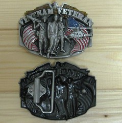 Vietnam Veteran belt buckle
