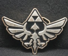 XA25106 GREAT VINTAGE 2010s **ZELDA SKYWARD SWORD** VIDEO GAMES MENS BELT BUCKLE
