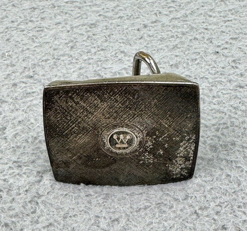 Vintage Westinghouse Belt Buckle 20 Yrs Employee Service Award Sterling Silver
