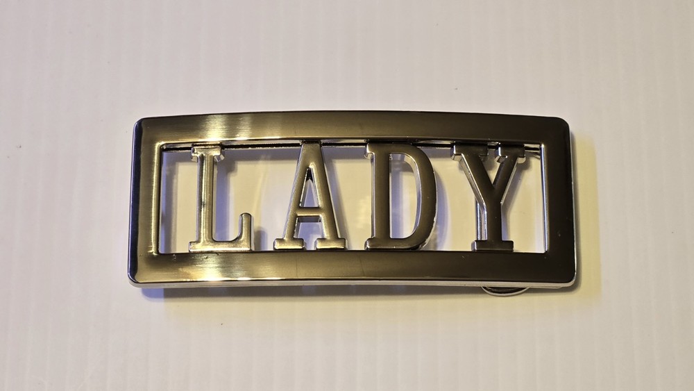 LADY Custom Personalized Name Belt Buckle -Put your name or word on Buckle