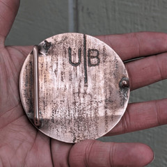 1970s Chevrolet Corvette Solid Brass Vintage Belt Buckle