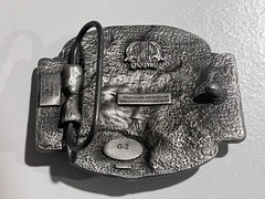 My Gun Pry It From Belt Buckle USA Flag NRA Skull Fight siskiyou Pewter
