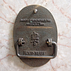 Vtg Award Design Medals Solid Brass Horse Belt Buckle Oval Western Floral Scroll